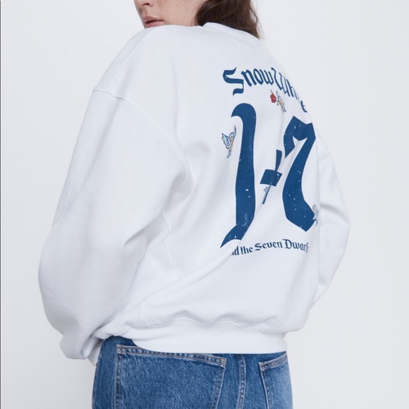 Zara Snow White Disney Sweatshirt - Picture 6 of 11